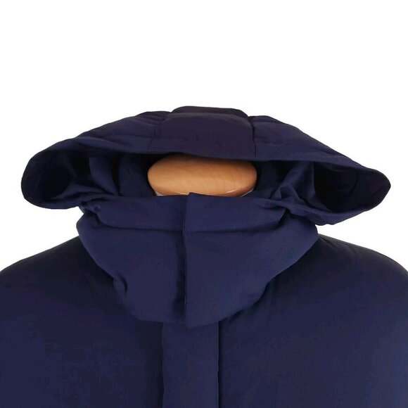 Kenzo Duvet Down Jacket Size L Mens Blue Defect NWT - Picture 3 of 16